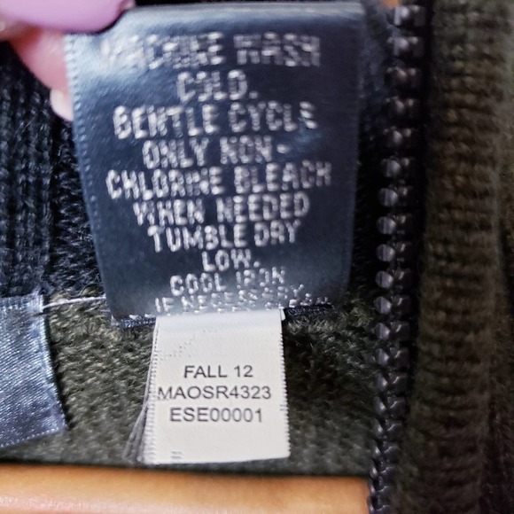 Oscar De La Renta Cotton Blend Knit Zip Sweater - Picture 6 of 13